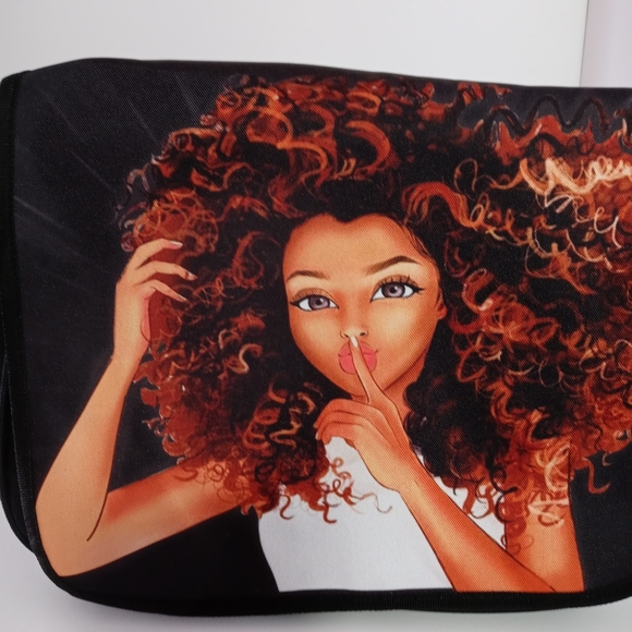 Cartoon Laptop Messenger Shoulder Bag NWOT - Picture 2 of 5